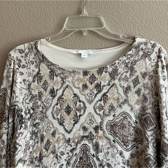 J. Jill Paisley Print Layered Tunic - Picture 2 of 8